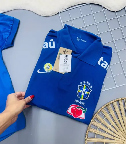 Gola polo dri fit seleção brasileira frete grátis 