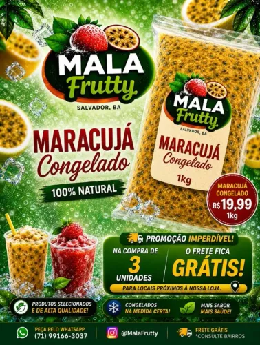 Polpa de Fruta 100% Natural