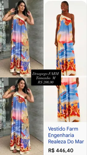Roupas Farm usadas 1x