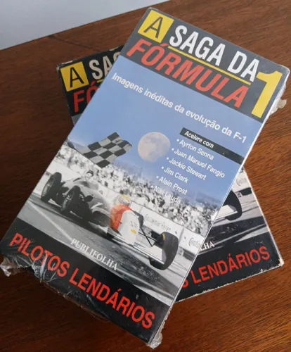 A SAGA DA F1 - VHS - FOLHA DE SÃO PAULO