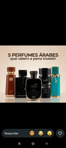 Perfume árabe importado original.