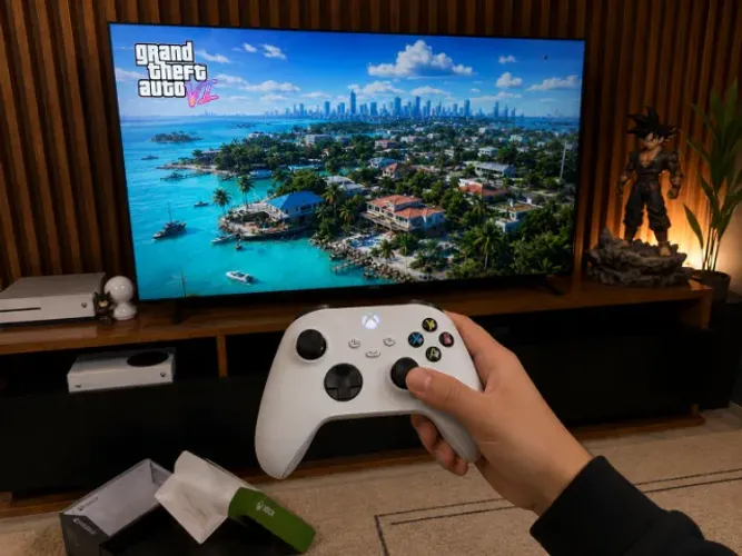 xbox series s 2 controles com caixa