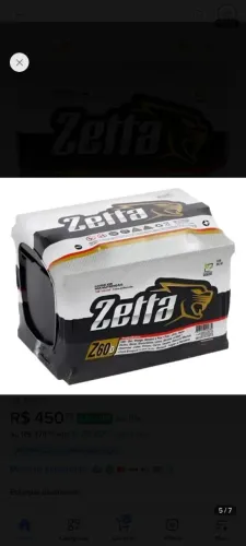 Bateria zetta fabricante Moura temos Baterias para motos