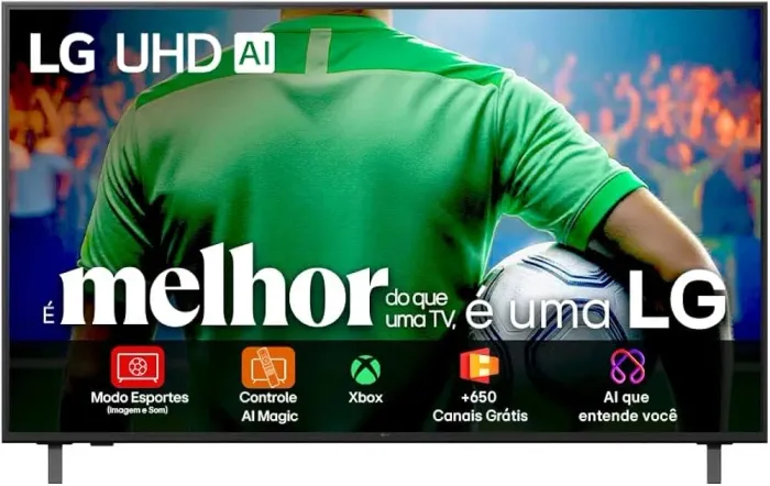 Smart TV 4K 55" LG UHD 55UA85 Processador ?7 AI Ger8 4K 
