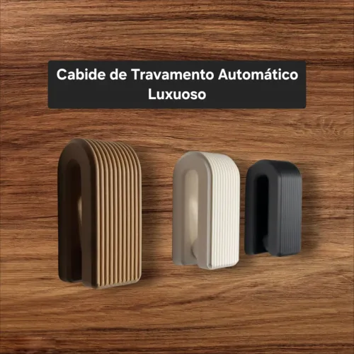 Cabide Gancho de Travamento Automatico Luxuoso
