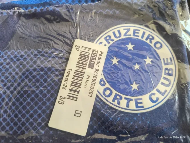 Camiseta Cruzeiro tamanho M