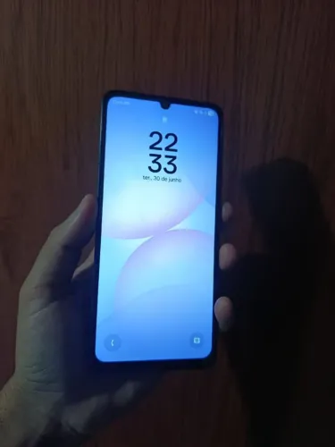 Samsung galaxy A07 aparelho top