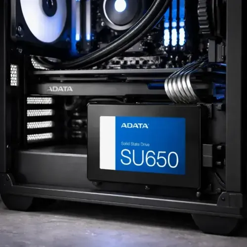 SSD Adata SU650 960Gb Sata III Leitura 520mbs Gravação 450mb