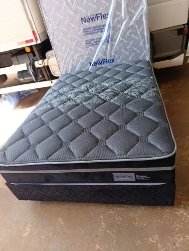 Cama box molas ensacadas nova - entrega gratuita 