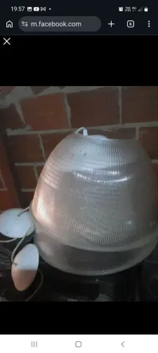 Luminárias de acrílico 