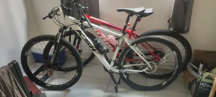 Bicicleta aro 29 ksw 24v cambios shimano - cubo k7 e trava