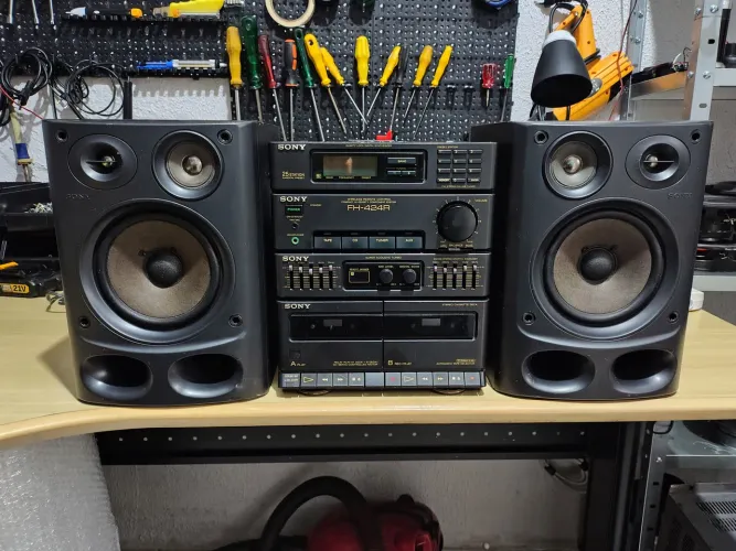 System Sony tape deck tudo ok