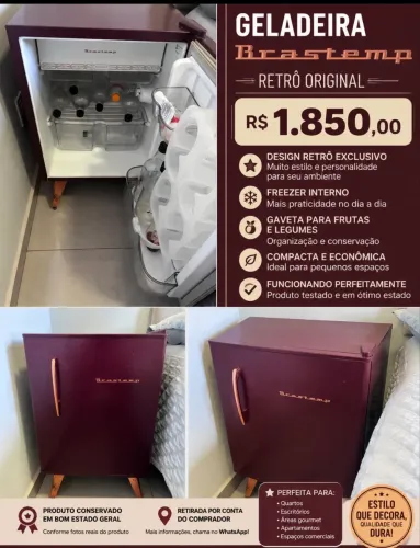 Frigobar Brastemp retrô
