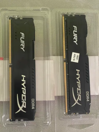 Memória Ram fury hyperx 2x8GB DDR4