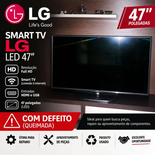 Smart TV LG 47 polegadas (Defeito)