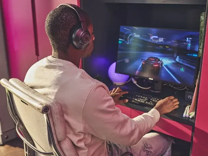 Headset Gamer JBL Quantum 100 M2 - Produto Novo, Lacrado e Original