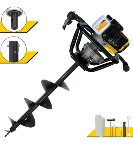 Perfurador de Solo Lynus Gasolina 52cc Broca 20cm PSL517