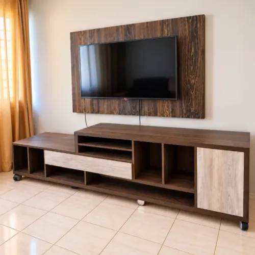 Rack com Painel para TV + Televisão LG | Conjunto para Sala