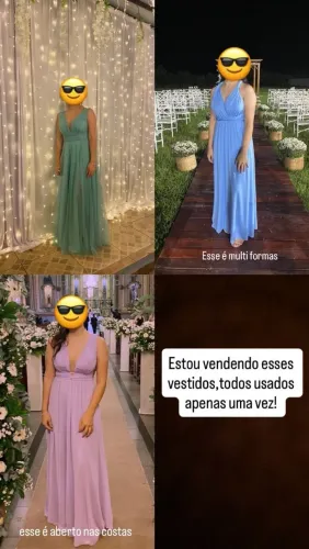 Vestidos de Festa Longo - Usado Apenas Uma Vez (Impecável)