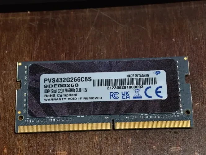 Memória Notebook Patriot Viper Steel 32GB ddr4 2666MHZ