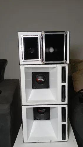 Som automotivo torre completo