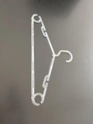 Cabide acrílico cavado