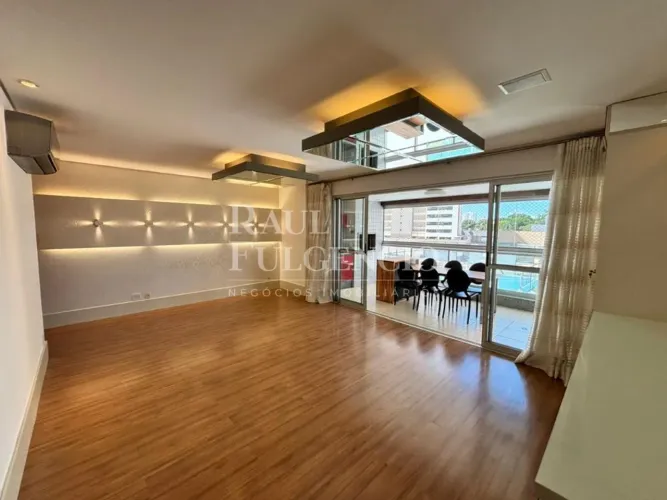Apartamento Semi Mobiliado para Locação com 3 quartos, ampla sacada com churrasqueira e ár