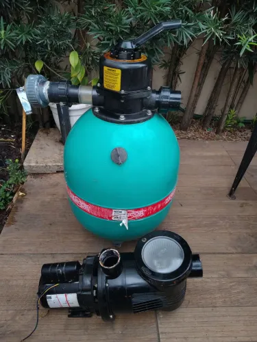 Kit Bomba dancor e filtro para piscina.