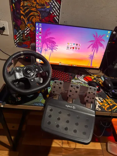 Volante g920 e pedais completo 