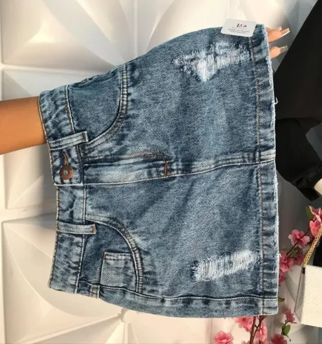 Saia jeans