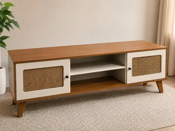 Rack para TV até 75? com 2 portas