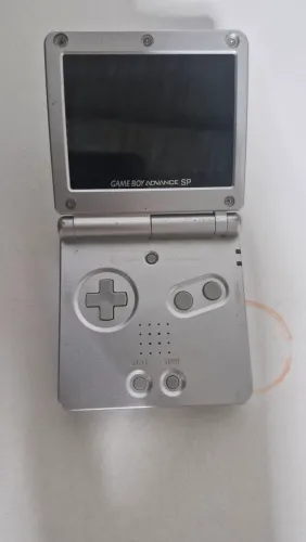 Game Boy Advance SP Prata + Tela IPS + 10 Jogos + Manual 