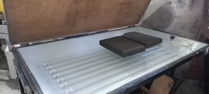 Mesa gravar tela serigrafia
