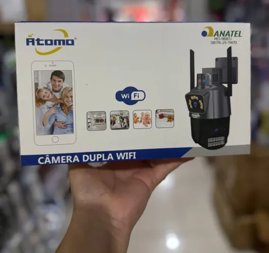 Câmera dupla Wi-Fi