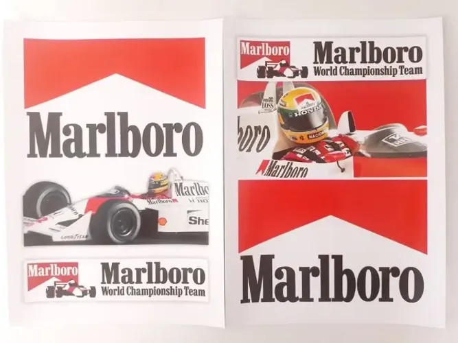 Ayrton Senna Coleção de 8 Posters Tamanho A4