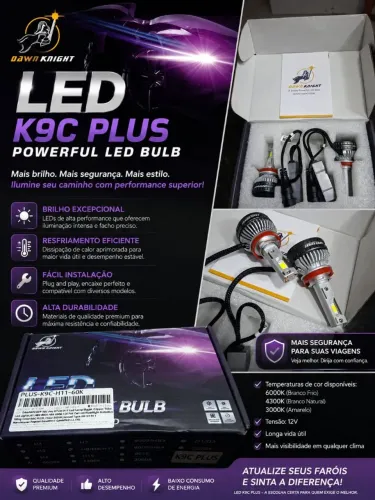 ? LED DAWN KNIGHT K9C PLUS H8/H9/H11 6000K ?