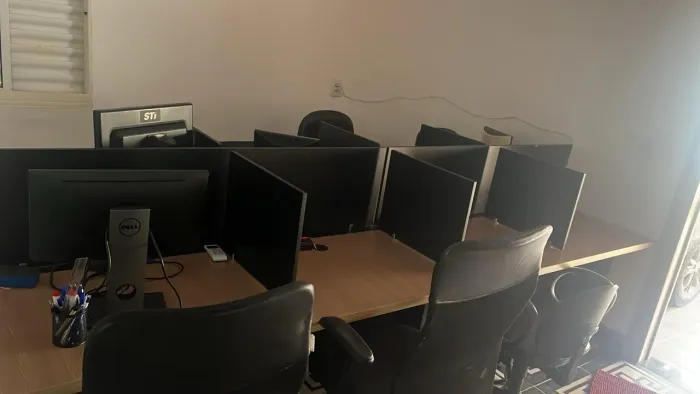 Mesa de 8 baias