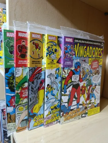 Lote 5 HQs Coleção Clássica Marvel Panini
