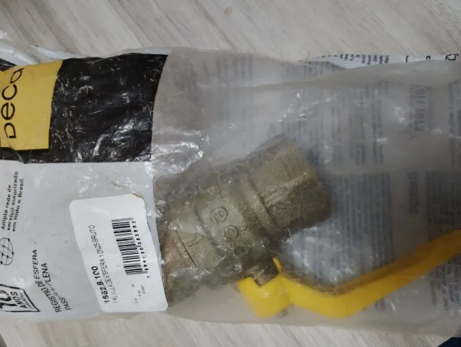 Válvula de esfera 1 polegada Deca