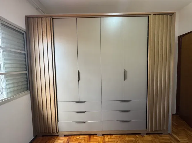 Guarda roupa casal 6 portas e 6 gavetas