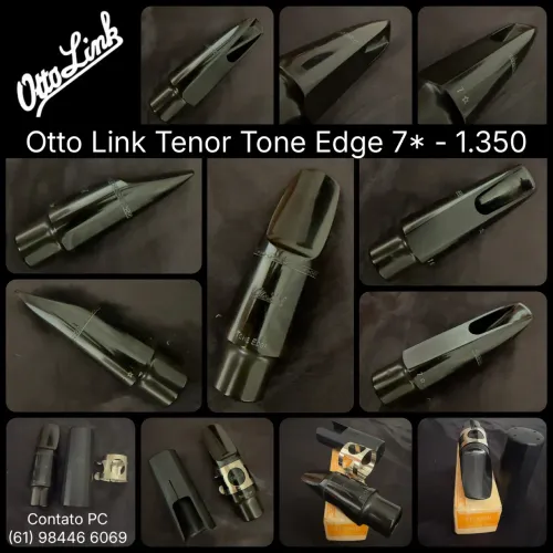 Boquilha para Sax Tenor Otto Link Tone Edge 7* ?ORIGINAL E COMPLETA?