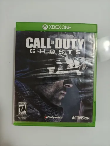 CALL OF DUTY GHOSTS XBOX ONE ORIGINAL + MANUAL IMPRESSO - MIDIA FÍSICA