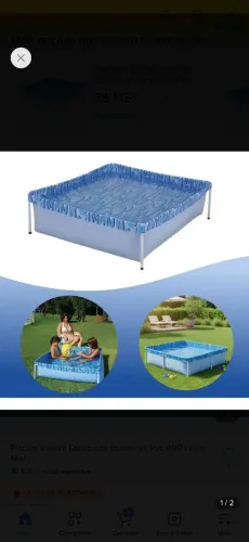Piscina infantil 400 litros
