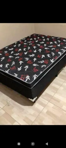 ? R$370 | CAMA BOX CASAL COMPLETA, PAGUE NA ENTREGA<br>FRETE GRATIS