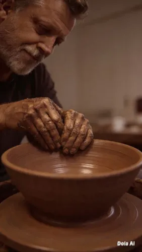 Ensinos particulares cerâmica artesanal com torno .