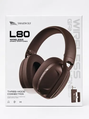Headset Gamer Sem Fio Smailwolf L80 Bluetooth / 2.4G - Preto ou Branco