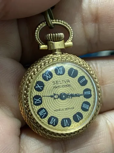 Relógio de bolso Seliva anos 50/60