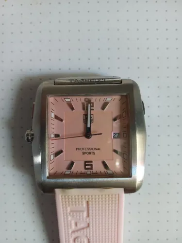 Relogio TAG Heur Golf Watch Original Rosa Edição Limitada 238/8000 WAE 1110