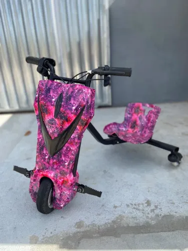 Triciclo Elétrico Drift Motorizado Adulto/Infantil 8" Polegadas
