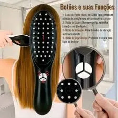 Escova LED Anti-queda para Crescimento Capilar 4 em 1 - HairGlow
